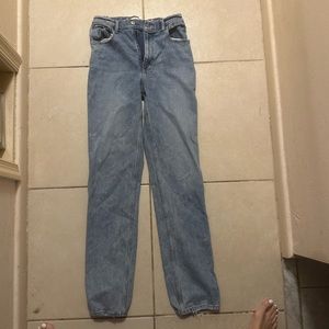 Abercrombie 90s straight ultra High Rise jeans
